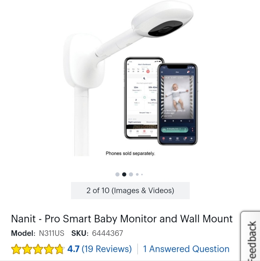 Nanit Pro smart baby monitor